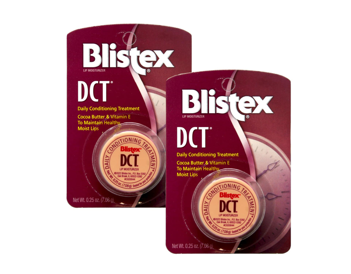 Blistex DCT quotidien SPF20, soin hydratant des lèvres en pack de 2 pour l'usage quotidien.