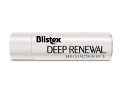 Blistex Deep Renewal avec sphères hyalurotiques — effet repulpant léger et douceur.