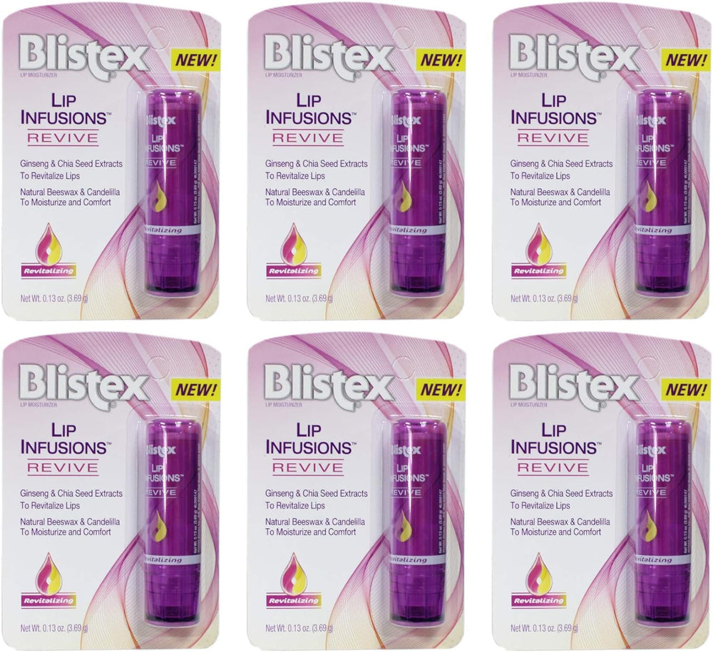 Blistex Infusions Lèvres Revive, bouteille: hydratation durable et revitalisante.
