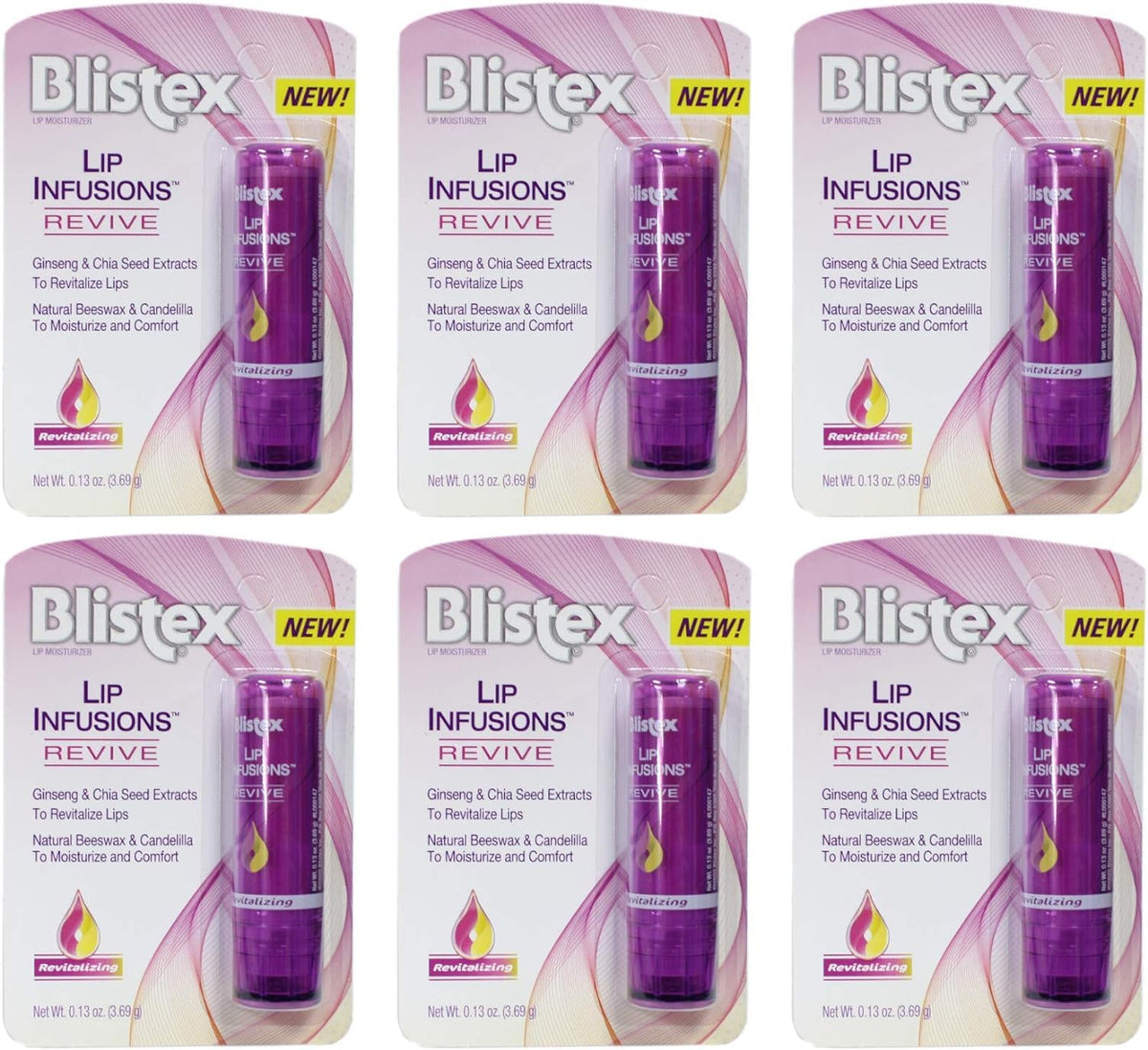Blistex Infusions Lèvres Revive, bouteille: hydratation durable et revitalisante.