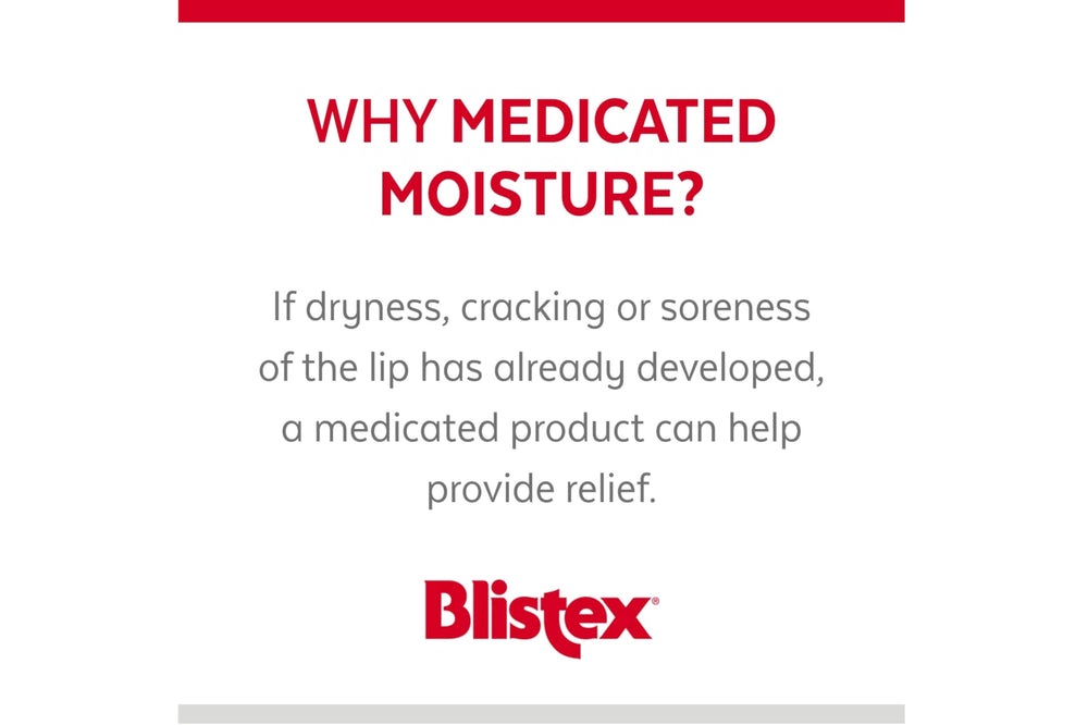 Blistex lip balm mint pack visual highlighting portability