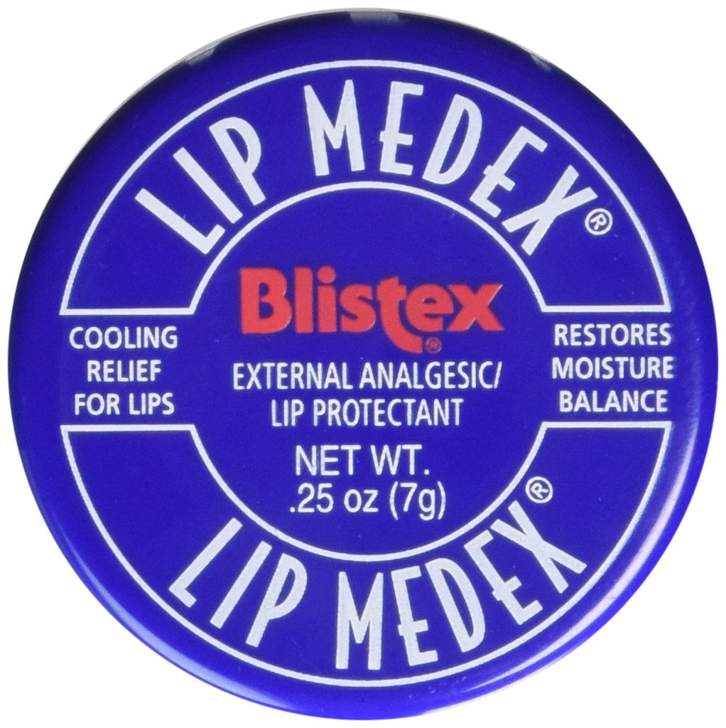 Blistex Lip Medex emballage 12, pratique à emporter pour lèvres sèches.