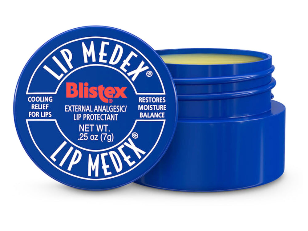 Texture gel clair de Lip Medex, application douce.