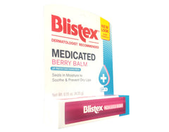 Application sur les lèvres avec Blistex Medicated Berry Balm facile et hydratant.