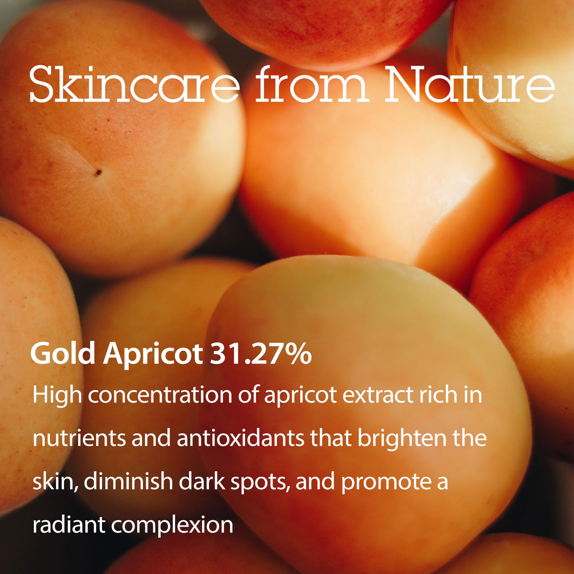 BLITHE niacinamide et extrait d'abricot pour raviver le teint et l'éclat.