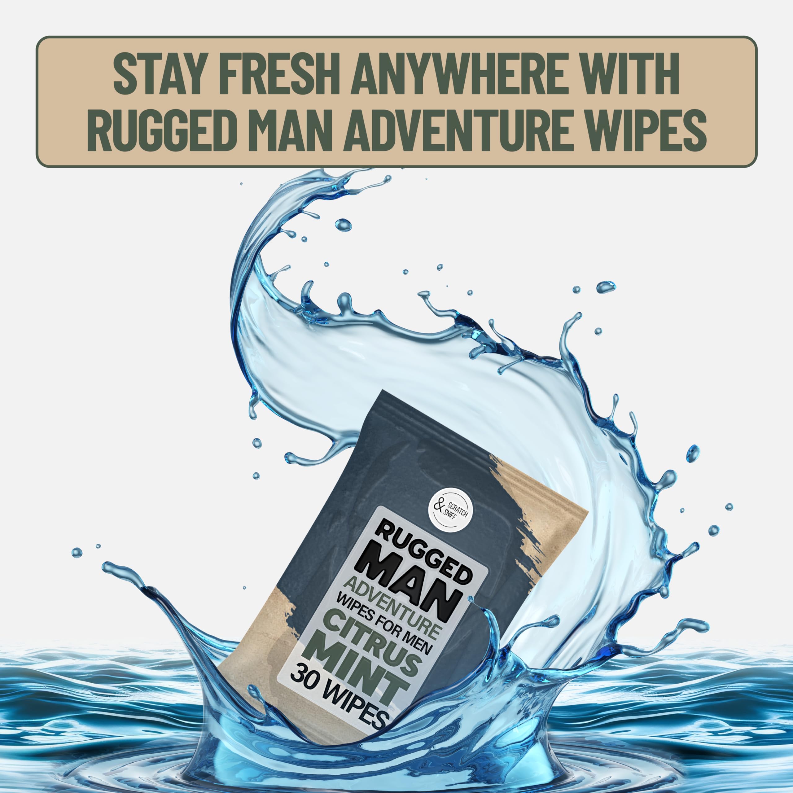 Lingettes post-entraînement BLKSMITH Refined Man pour une peau rafraîchie.