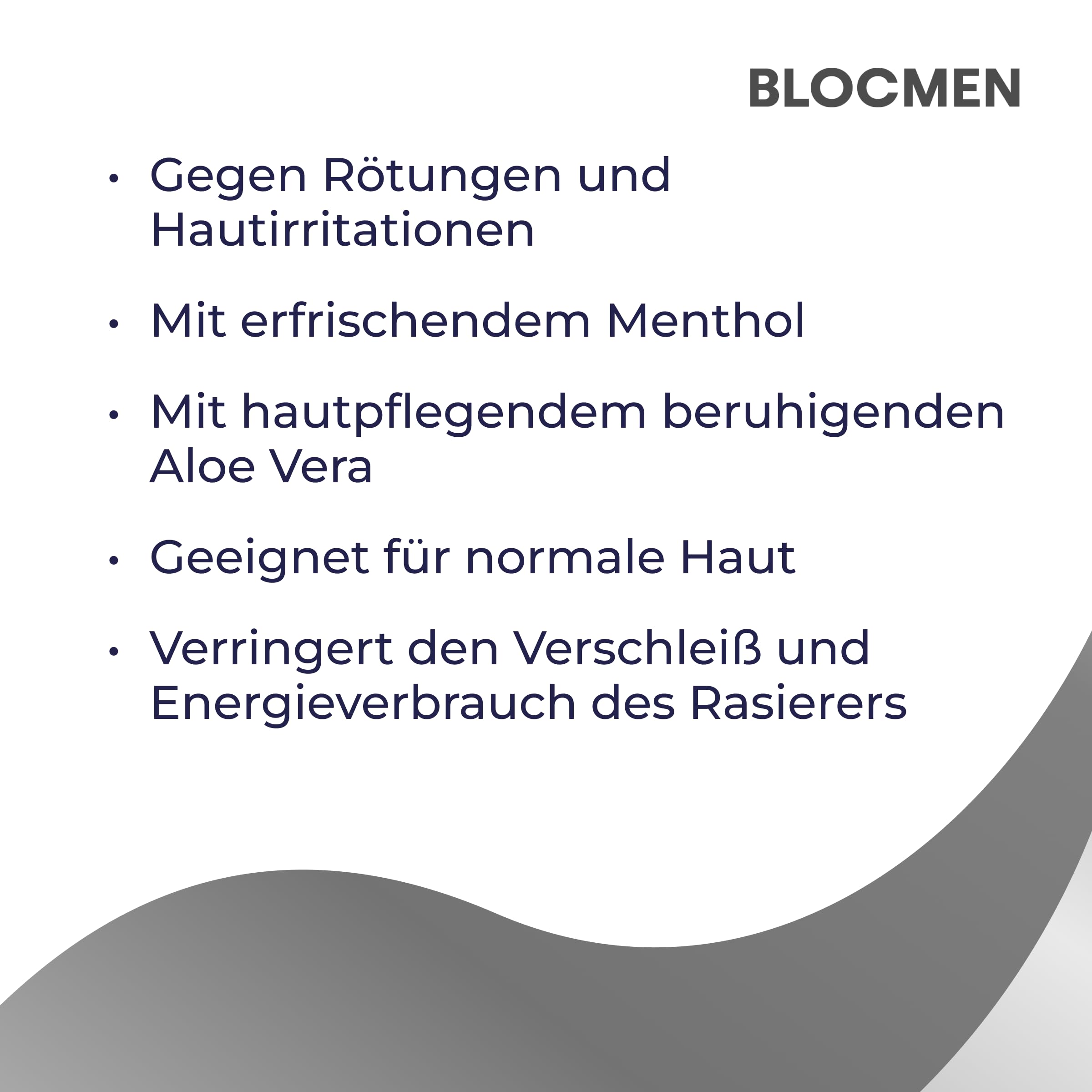 Blocmen Aloe Vera Pré-Rasage – format portable et compact idéal pour voyage