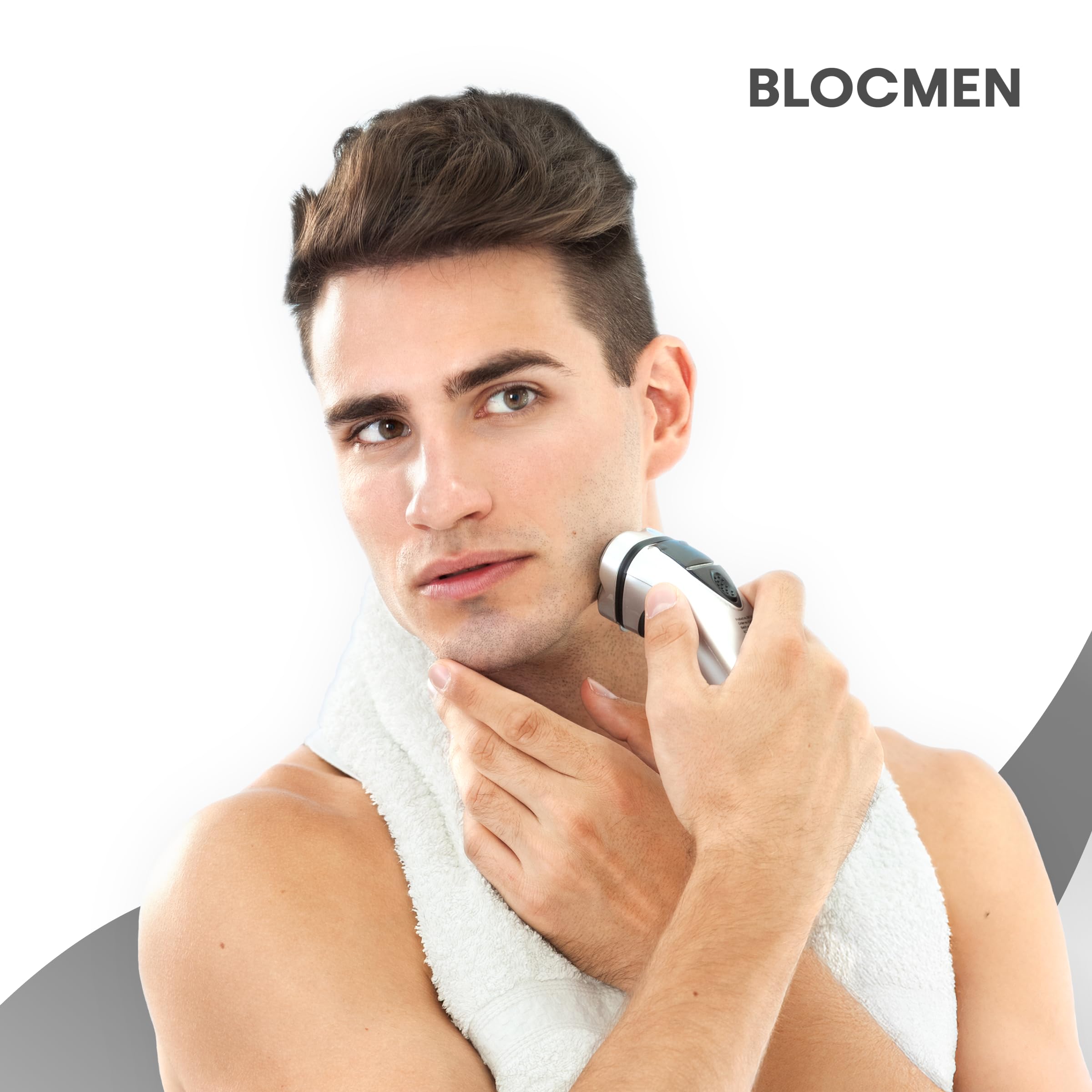 Blocmen Poudre pré-rasage baton originale, peau douce et prête après le rasage.