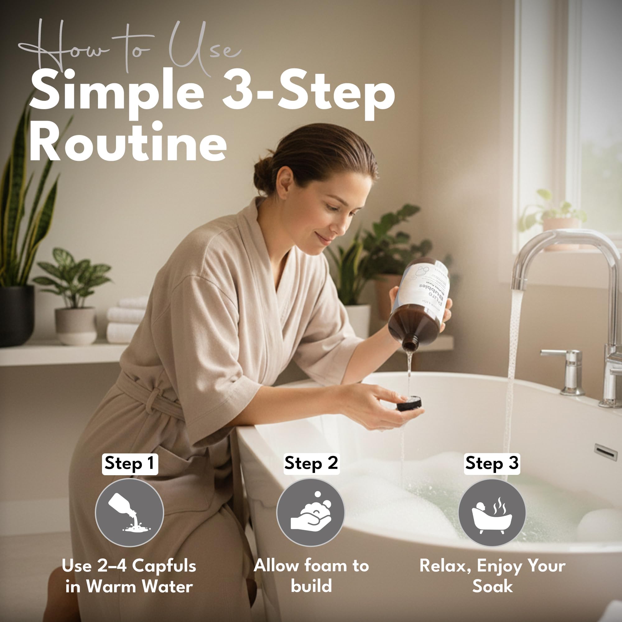 Bloom & Bōde – bulles-douces-bain, mousse riche et durable.