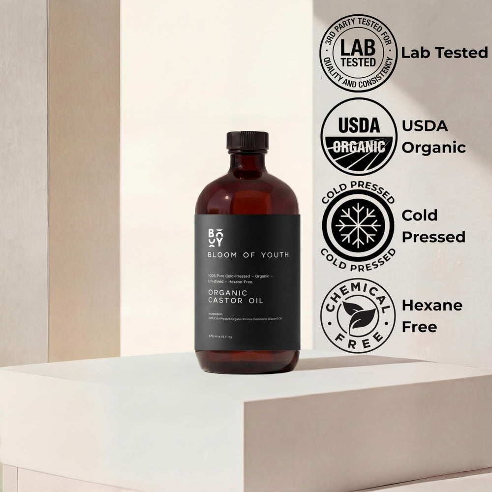 Bloom of Youth flacon sombre fabriqué aux États‑Unis protège les nutriments