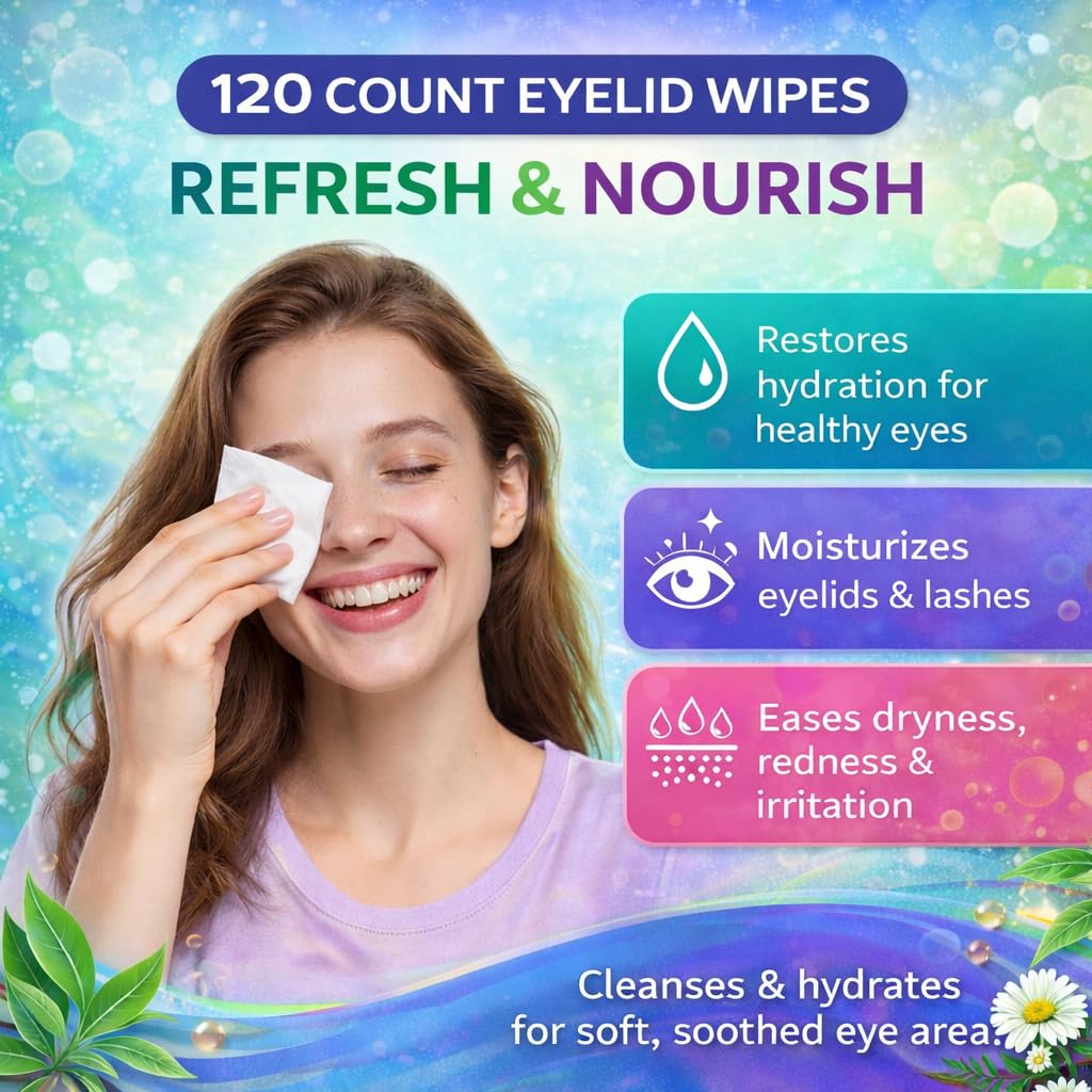 BloomBright lingettes yeux voyage pratique pour rester frais