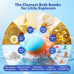 BloomFizzy bombe-bain résine dauphin: découverte amusante à chaque dissolution.