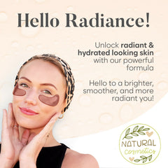 Ingrédients clés BLOOMORA hyaluronique niacinamide caféine pour hydratation et éclat.