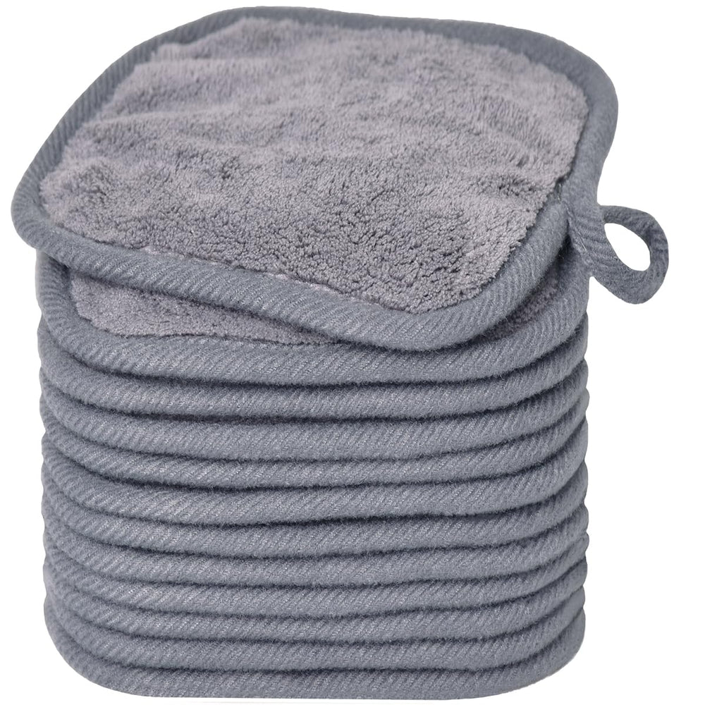 BloomSesame démaquillage visage gris, lingette douce pour nettoyer le visage