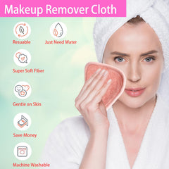 BloomSesame Microfibre douce, démaquillage visages et yeux sans irritation.