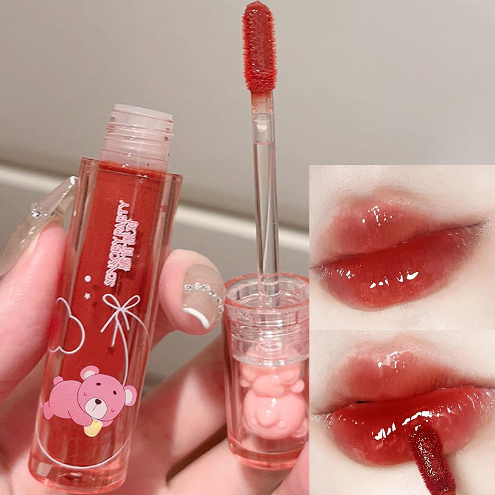 Couleur gelée Blopuivo lumineuse pour lèvres et joues.