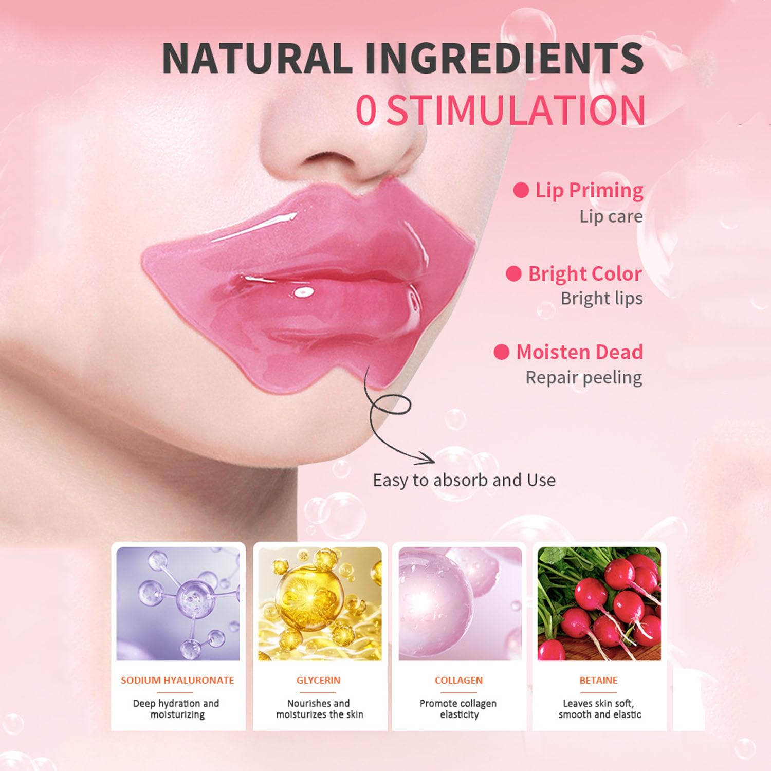 Blopuivo masque lip texture cristal, application agréable.
