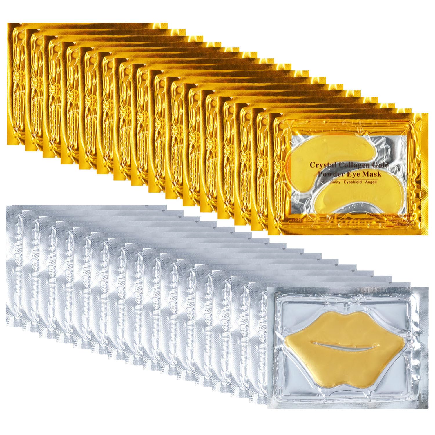 Masques yeux or 24K Blopuivo pour hydratation autour des yeux