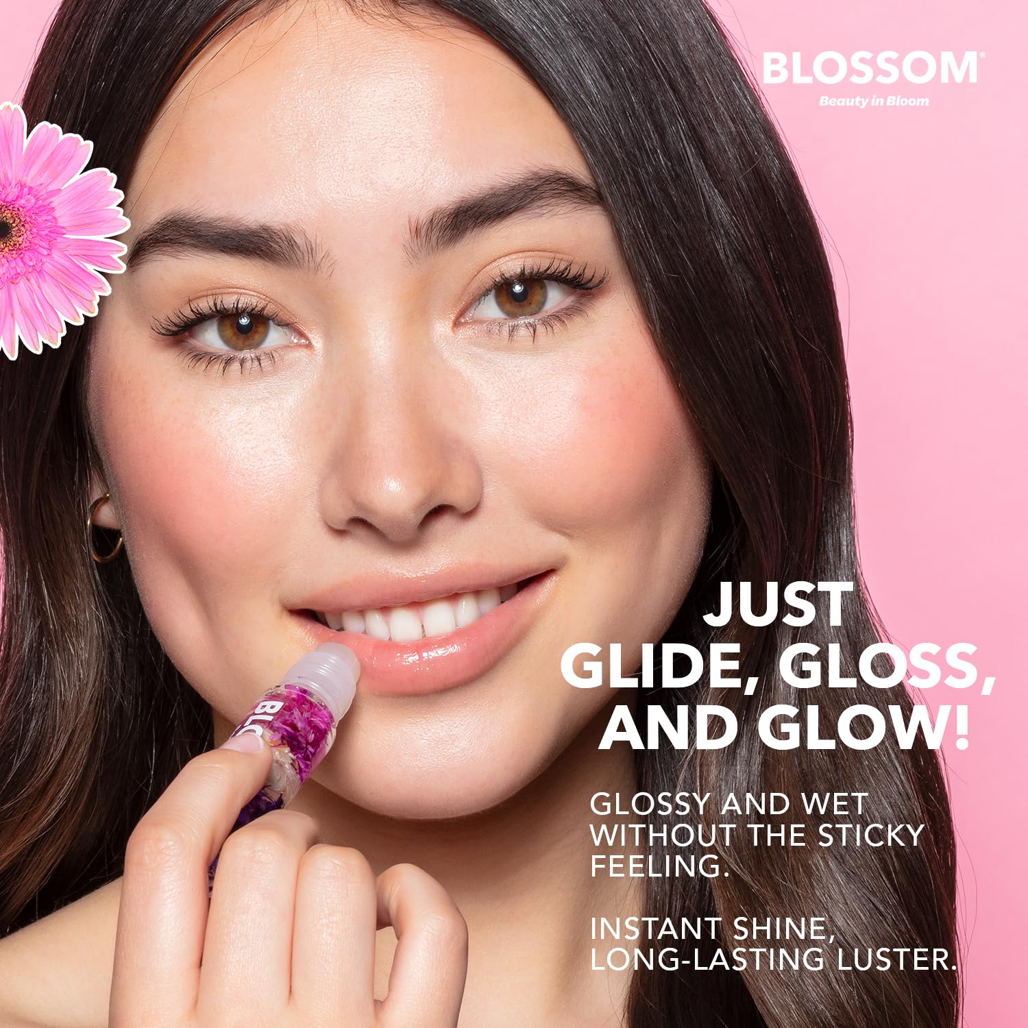 Blossom Lip Gloss, fabriqué aux États-Unis avec ingrédients naturels