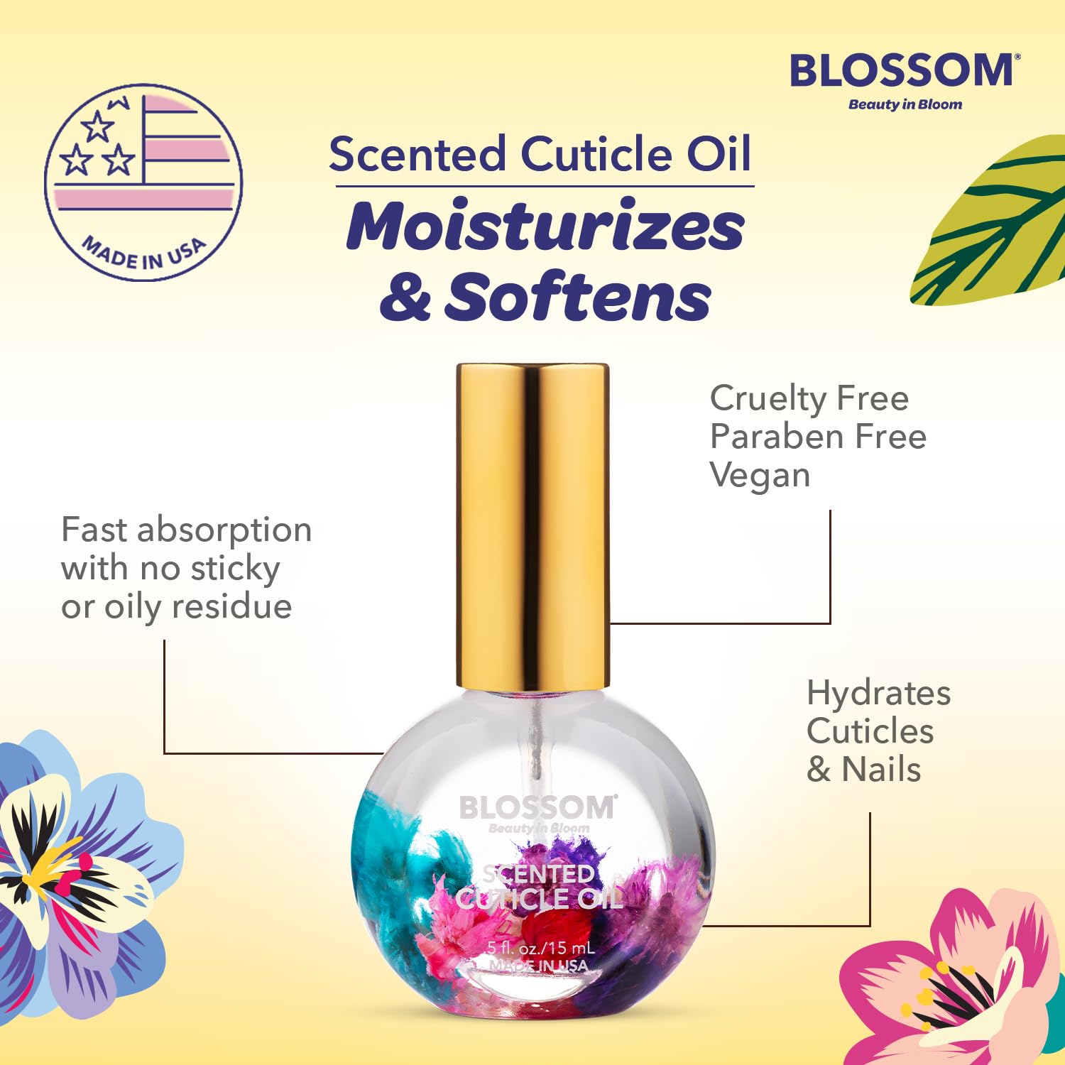 Senteurs florales Blossom lavande, jasmin et rose.