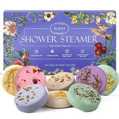 BLRIET Shower Steamers 8-pack lavender scent for a calming bath ritual.