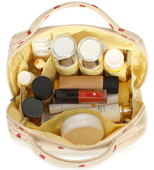 Bluboon sac-maquillage goussets, stockage stable quand zippé.