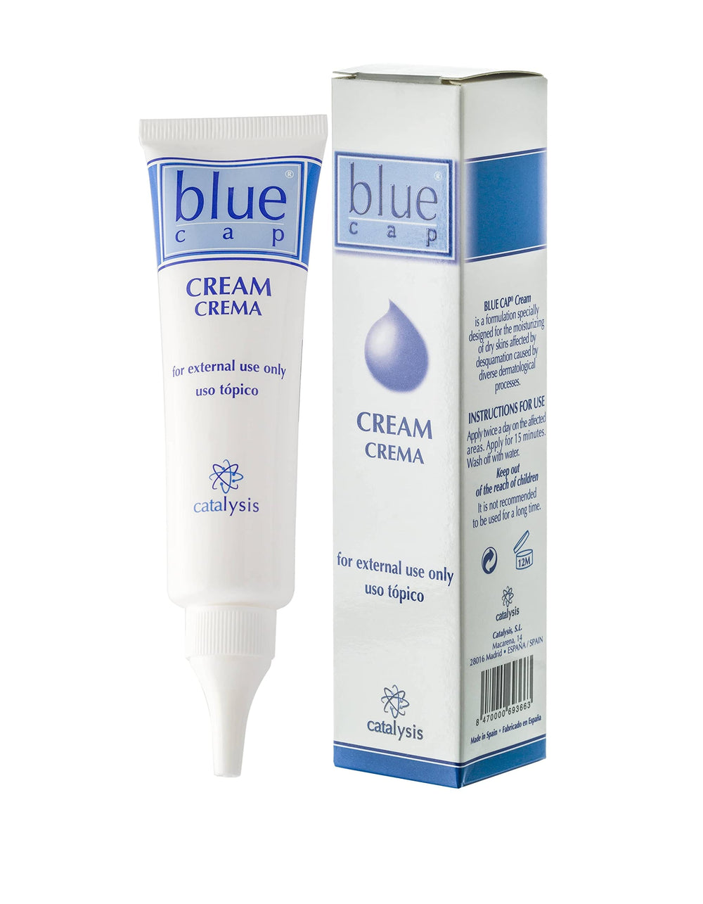 Rituel quotidien avec la crème hydratante Blue Cap pour le corps