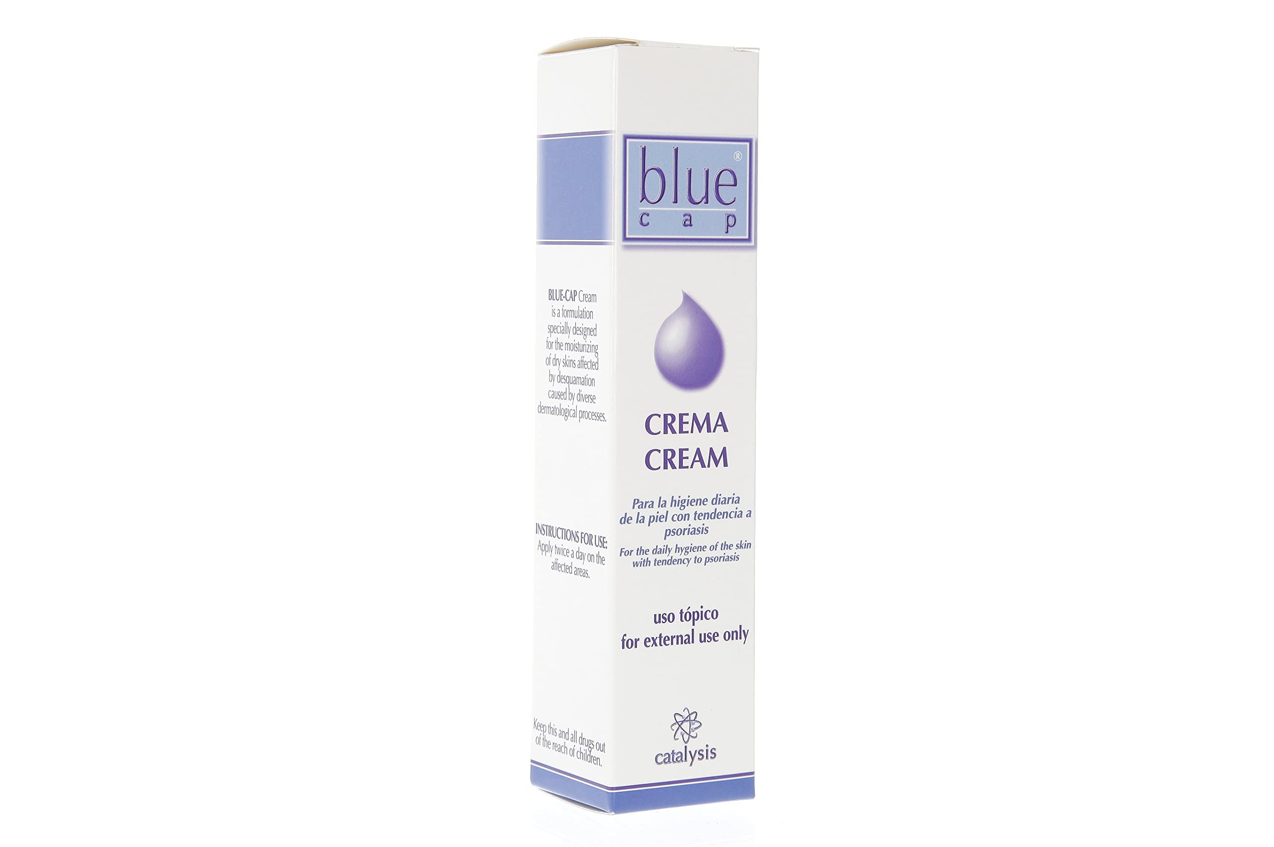 Texture veloutée de la crème hydratante Blue Cap pour le corps