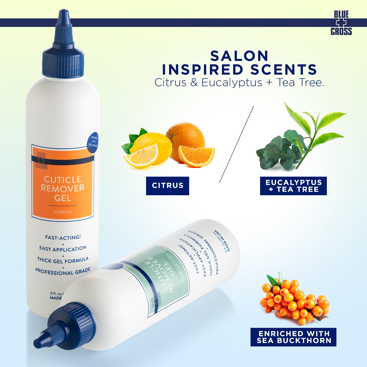 Blue Cross dissolvant cuticules — gel formulé rapide pour une application simple.
