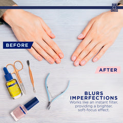 Manucure rapide en 5 minutes avec couverture lisse et uniforme.