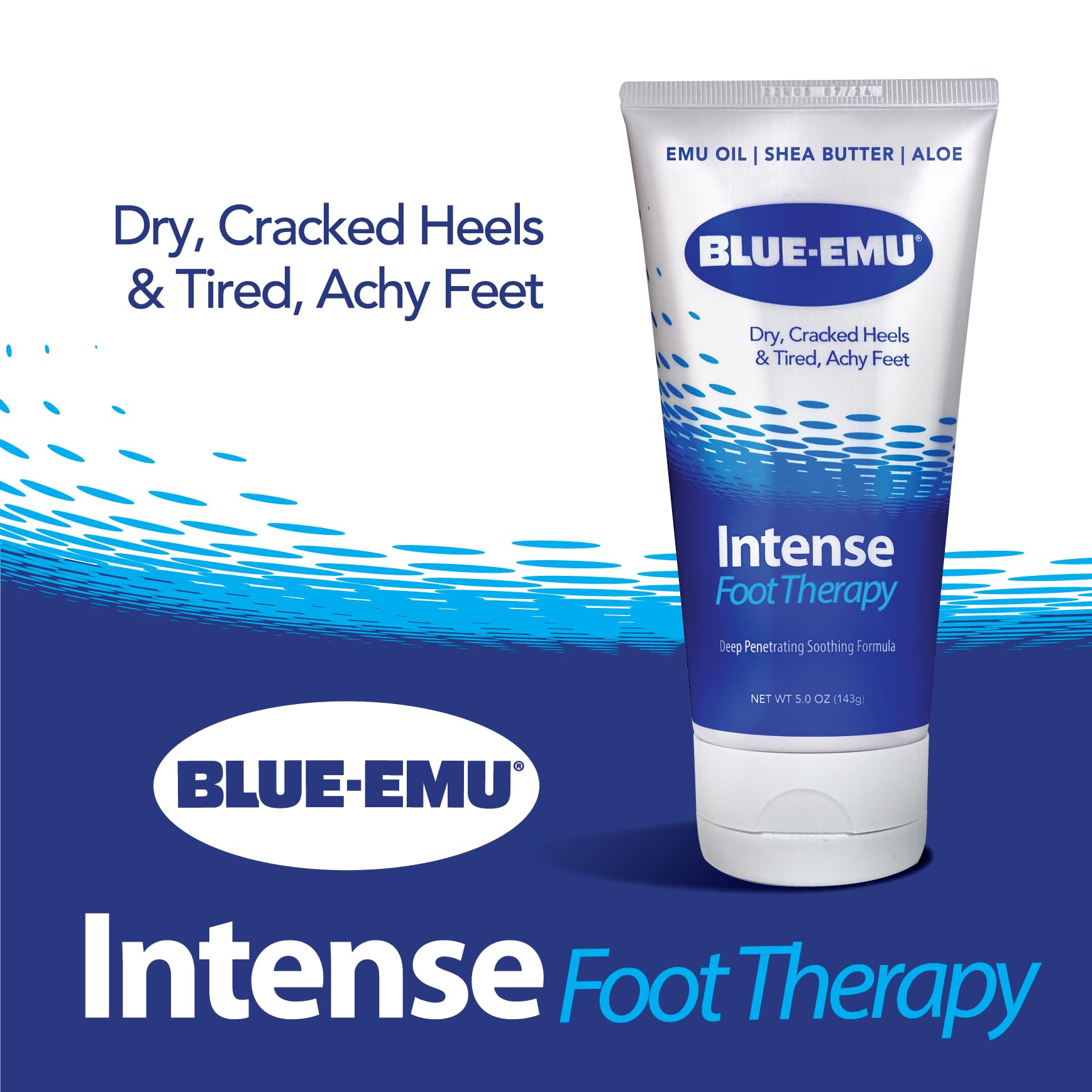 BLUE-EMU Crème usages-corps, idéale pour hydrater les zones sèches du corps.