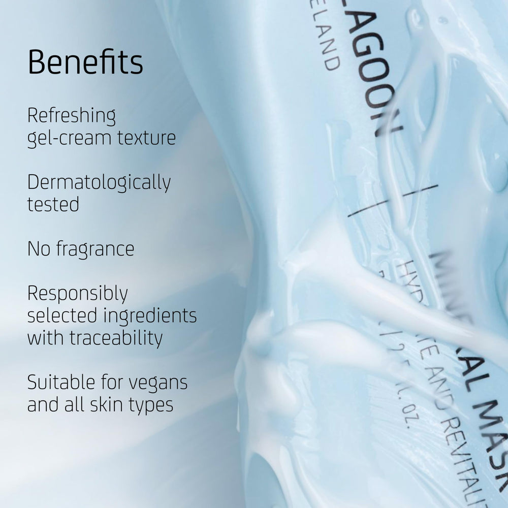 Blue Lagoon Texture masque crème : application veloutée et agréable.