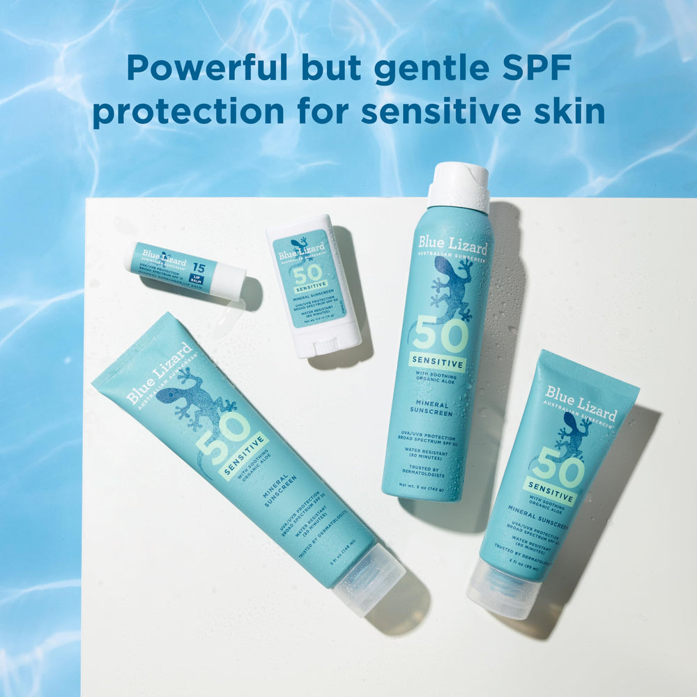 BLUE LIZARD protection reef-safe sans oxybenzone ni octinoxate.
