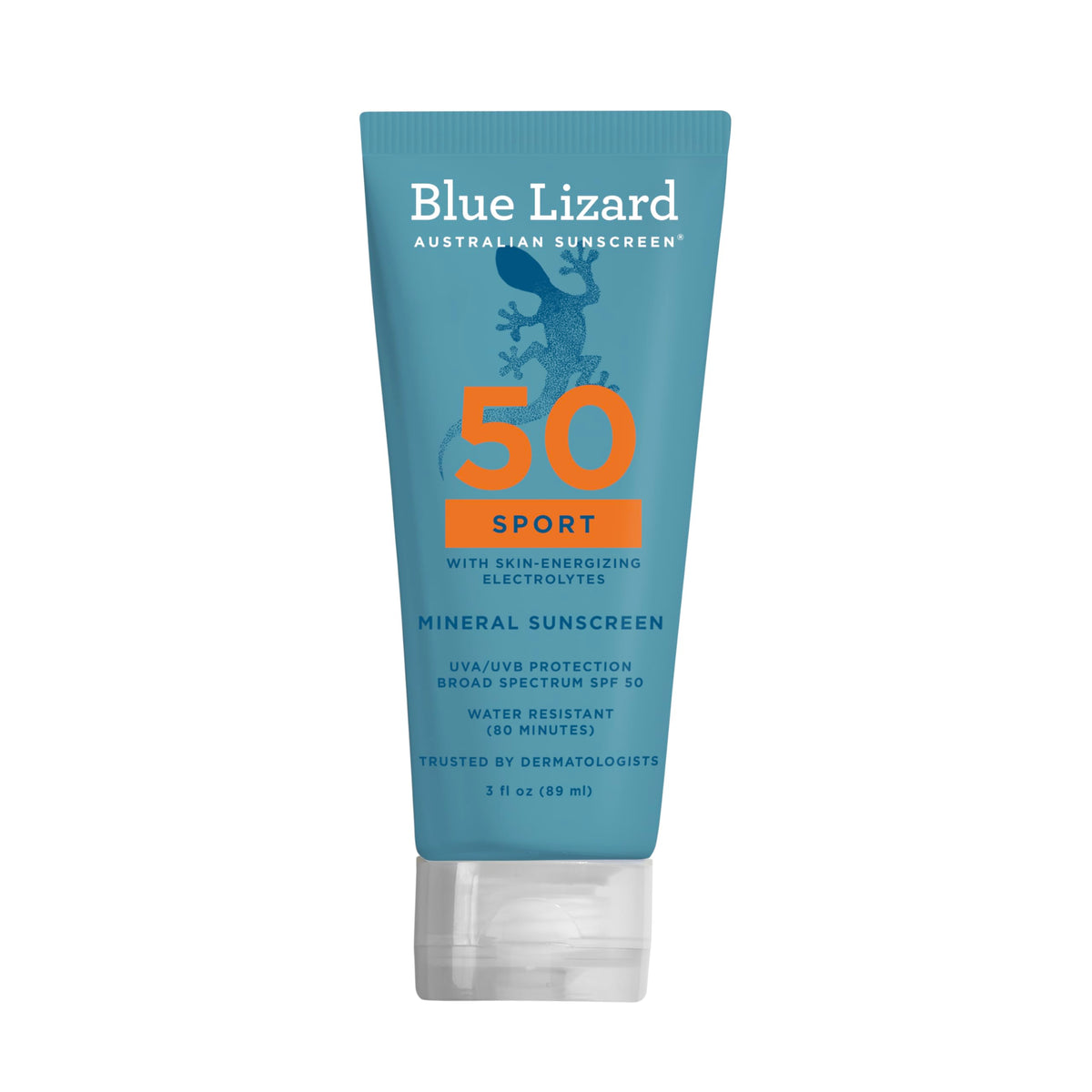 Blue Lizard Sport Mineral SPF 50 – flacon pratique pour l entraînement.