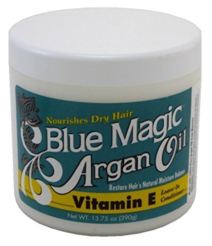 Blue Magic application sur cheveux sans rinçage pour démêler et hydrater.
