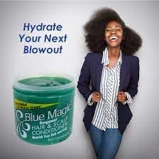 Blue Magic Bergamot conditioner in a bathroom scene promoting daily care