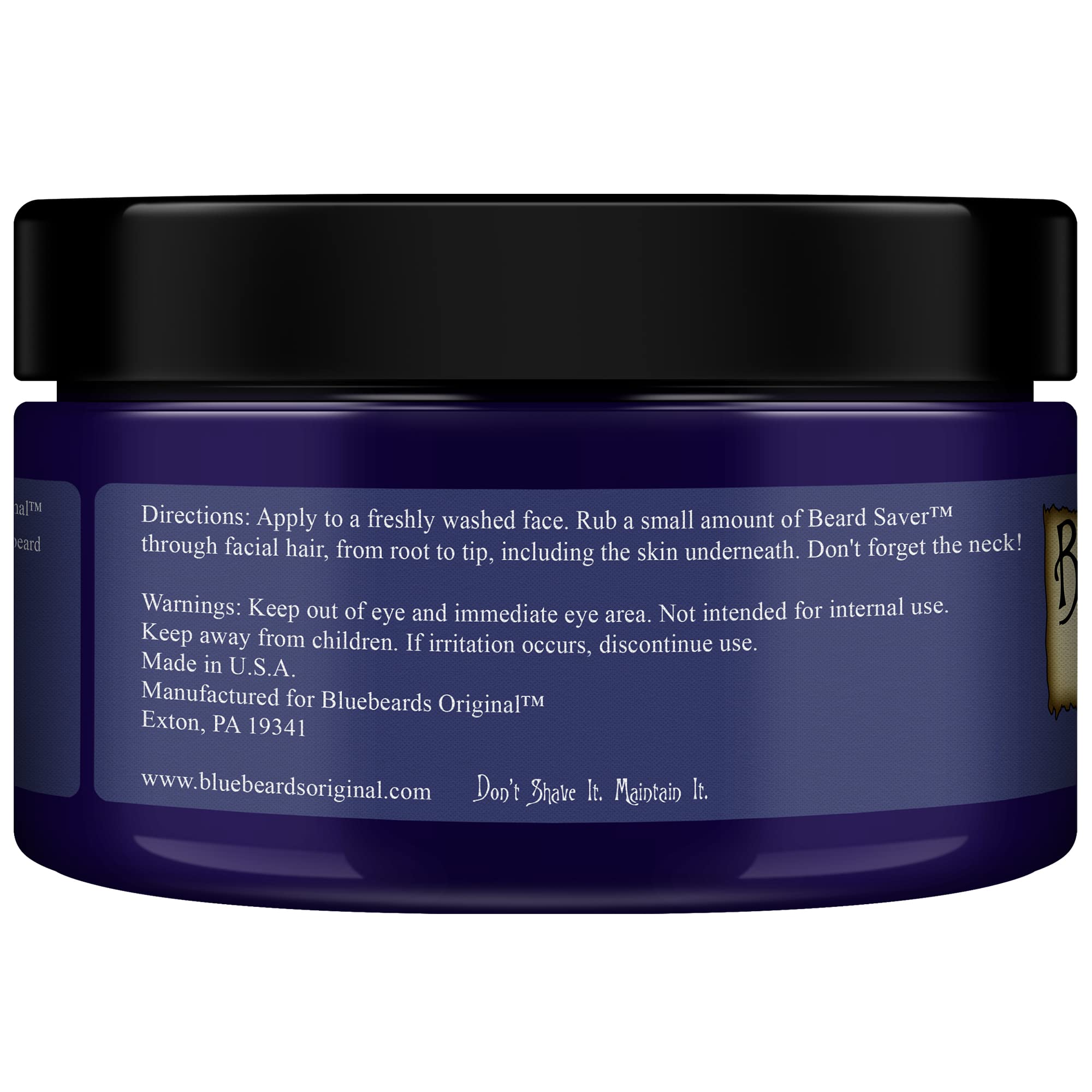 Bluebeards Original: sans cruauté animale, formulation éthique.