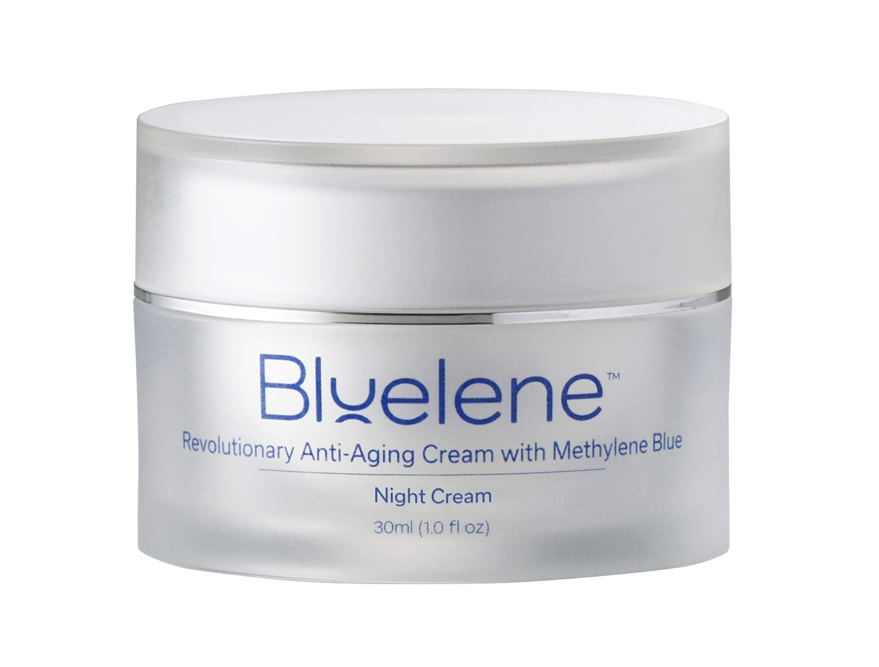 Bluelene Crème Nuit, bocal 30 ml, hydratation nocturne veloutée.