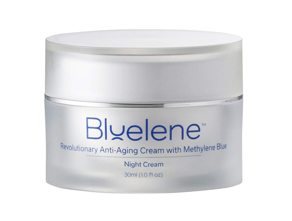Bluelene Crème Nuit, bocal 30 ml, hydratation nocturne veloutée.