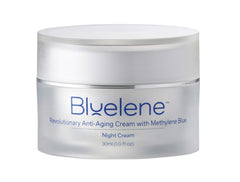 Bluelene Crème Nuit, bocal 30 ml, hydratation nocturne veloutée.