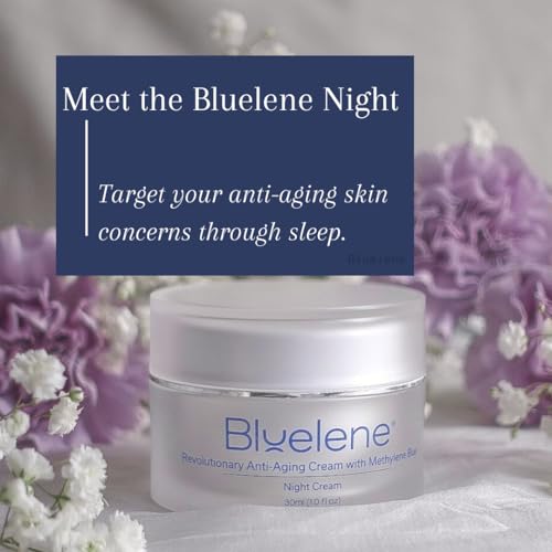Bluelene Crème Nuit, texture crème lisse, adaptée aux peaux sensibles.