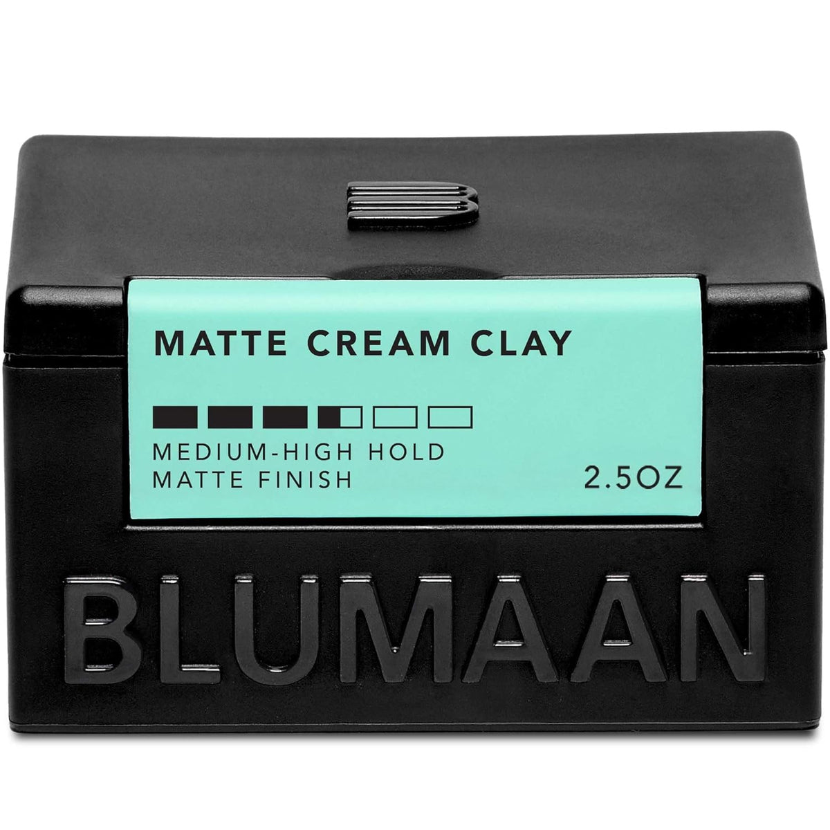 BluMaan Crème-Argile Fini Mat – bouteille, fini mat naturel prêt au coiffage sans lourdeur