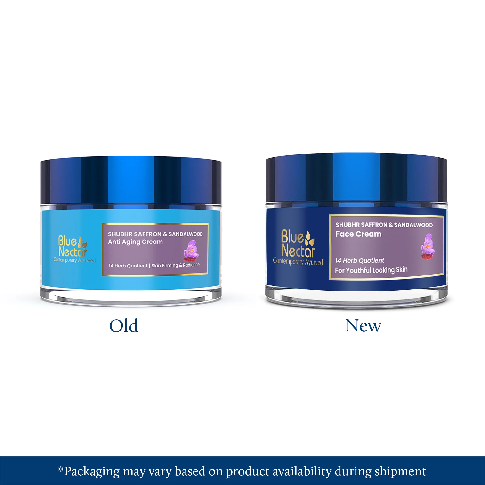 Blue Nectar Crème Visage peau mature, adaptée à tous les types de peau.
