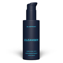 Blueprint Bryan Johnson Nettoyant Visage Doux, bouteille: nettoie en douceur sans dessécher la peau.