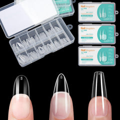 BlueZOO ongles gel long amande, aspect naturel et durable