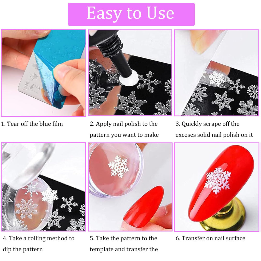 BlueZOO plaque stamping plantes pour touches naturelles sur vos ongles.