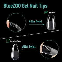 BlueZOO – Tips ballerine moyen, allure élégante et naturelle.