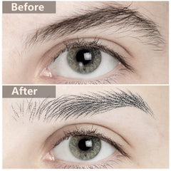 Application rapide des sourcils Blulu, aspect naturel et pratique.