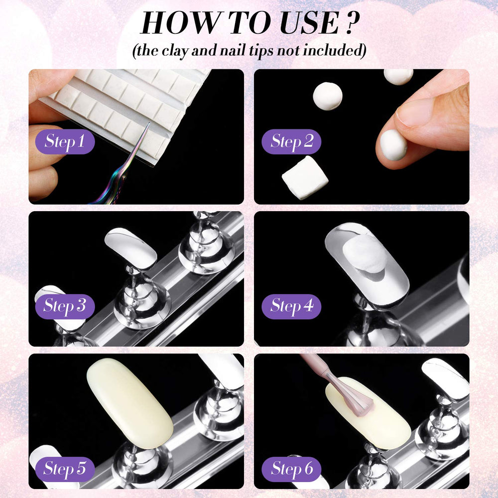 Blulu ensemble embouts ongles couleurs vives: idéal pour pratiquer et afficher les nuances.