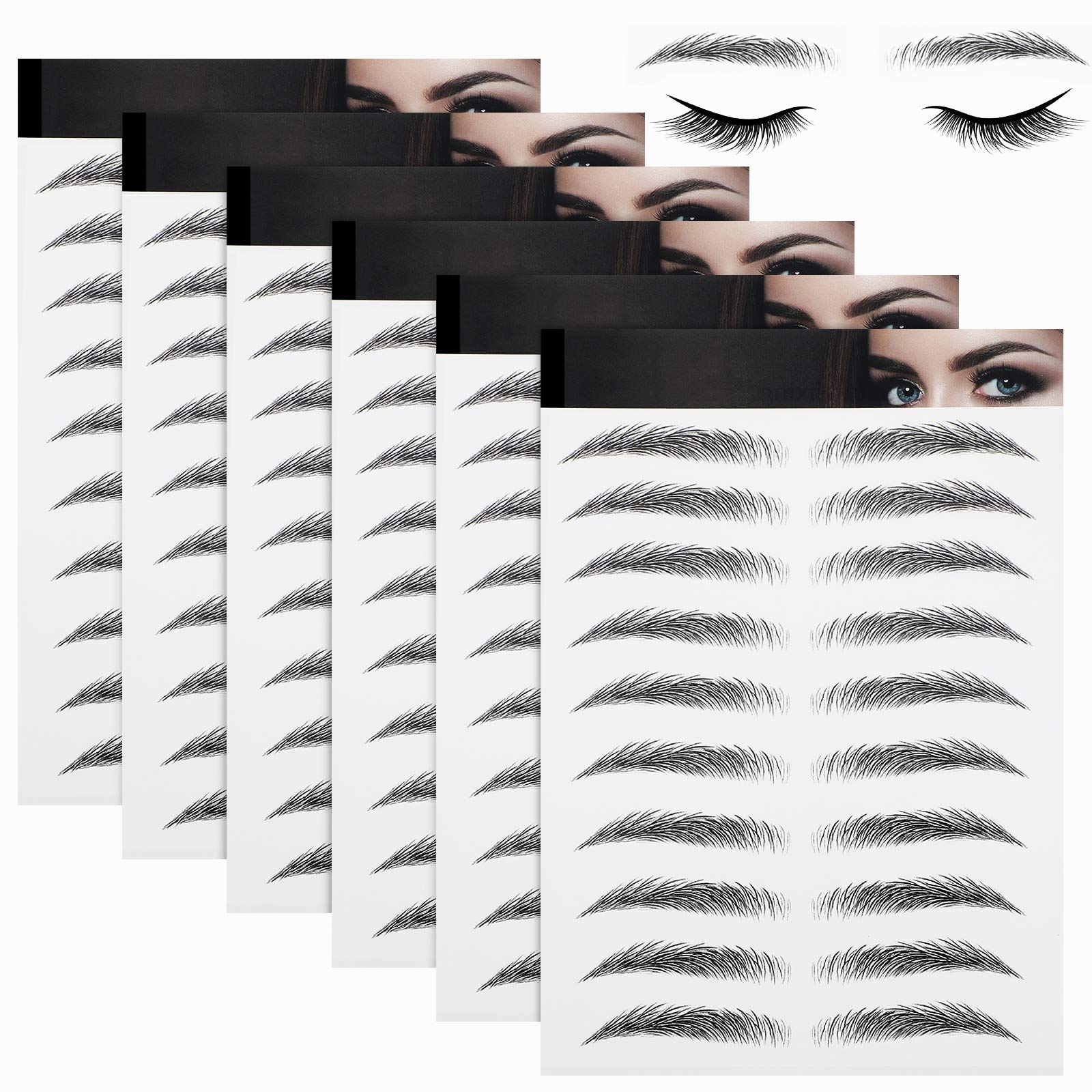 Blulu sourcils 4D arc réalistes – application rapide pour un look naturel